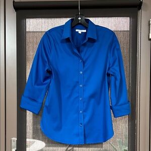Chico’s Vibrant Blue Button-Up Shirt